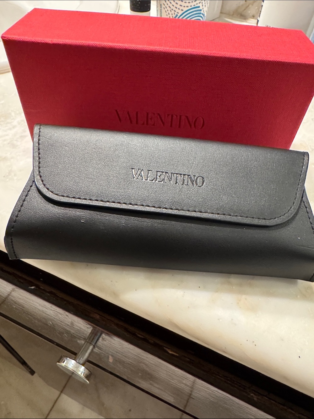 Valentino Black Cat-Eye Sunglasses - Picture 6 of 8